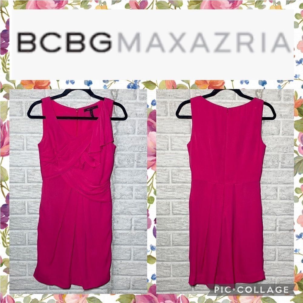 MSRP $288 BCBGMAXAZRIA Silk Dress Women's Size 2